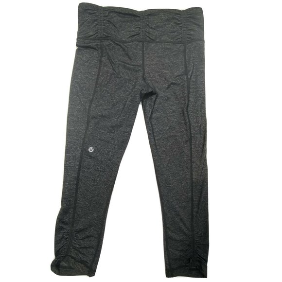 Lululemon Cropped Leggings Womens Size 6 Activewear Capris Pants - Picture 7 of 7